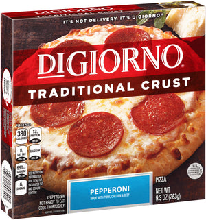 DiGiorno, Traditional Crust, Pepperoni, 9.3 oz. Pizza (1 Count)