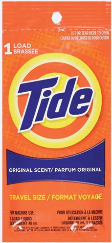 Tide Detergent, 1.46 oz. Blister Pack (1-24 Pack)