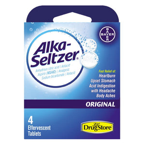 Alka-Seltzer Trail Tablets, 4 ct. Blister Pack (1-6 Pack)