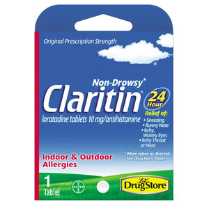 Claritin Tablets, 1 ct. Blister Pack (1-6 Pack)