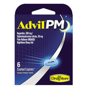Advil PM Caplets, 6 ct. Blister Pack (1-6 Pack)