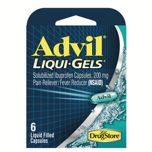 Advil Liqui-gels Caplets, 6 ct. Blister Pack (1-6 Pack)