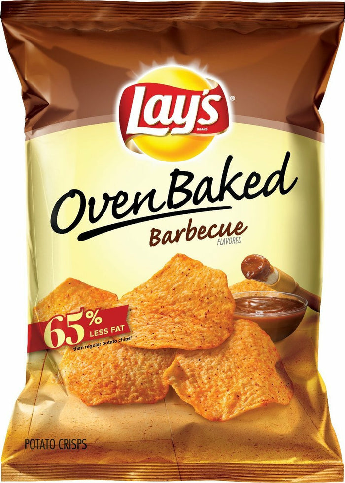 Baked Lay's BBQ, 1.125 oz. bag (1 count)
