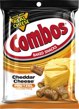 Combos, Cheddar Cheese Pretzel, 6.3 Oz Bag (1 Count)