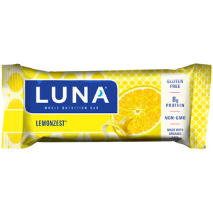 LUNA Bars, Lemon Zest, 1.69 oz. Bars, (15 Count)