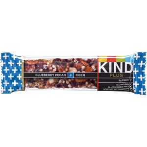 KIND PLUS, Blueberry Pecan + Fiber, 1.4 oz. Bar (12 Count)