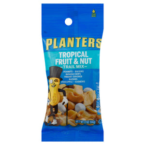 Planters Trail Mix, Tropical Fruit & Nut, 2 Oz Tube (1 Count)