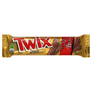 Twix, Cookie Bar, Caramel + Milk Chocolate, Sharing Size, 3.02 oz. Bars (24 Count)