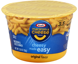 Kraft Macaroni and Cheese, Original Flavor, 2.05 oz. Microwavable Bowl (1 Count)