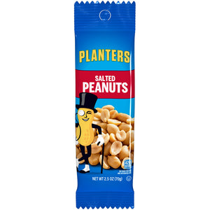 Planters, Salted Peanuts, 2.5 oz. Tube (1 Count)