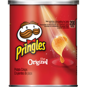 Pringles Potato Crisps, Original, 1.3 oz. Can (1 Count)