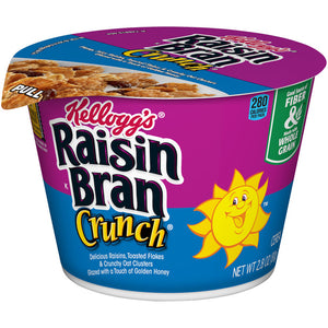 Kellogg's Cereal in a Cup, Raisin Bran Crunch, 2.8 Oz Cup (1 Count)