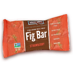 Nature's Bakery Fig Bar, Whole Wheat Strawberry, 2 Oz Bar (12 Count)