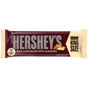 Hershey's Milk Chocolate with Almonds, KING SIZE 2.6 oz. Bar (18 count)