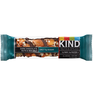 KIND Nuts & Spices, Dark Chocolate Nuts & Sea Salt, 1.4 Oz Bar (12 Count)
