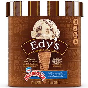 Edy's Grand Nestle Drumstick Ice Cream, Pint (1 Count)