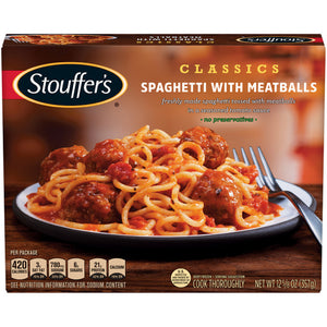 Stouffer's Spaghetti with Meatballs, 12.625 Oz Box (1 Count)