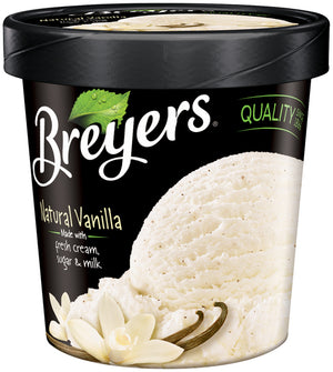 Breyer's, Vanilla All Natural, Ice Cream, Pint (1 Count)