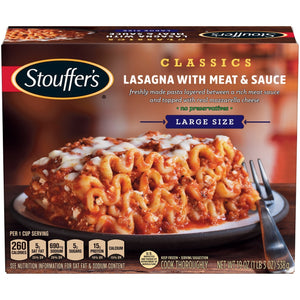 Stouffer's Entree Lasagna with Meat & Sauce, 19 Oz Box (1 Count)