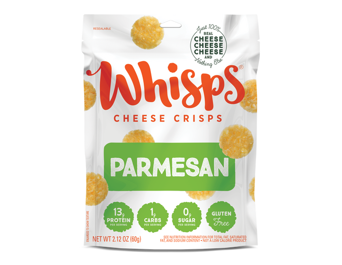 Whisps, Parmesan Cheese Crisps, 2.12 Oz Bag (1 Count)