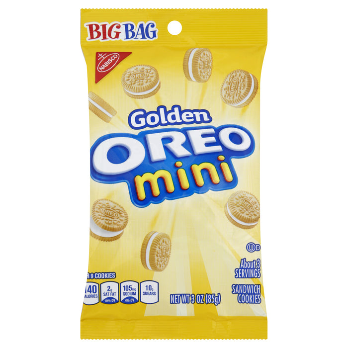 Oreo Mini, Golden BIG BAG, 3.0 oz. bag (1 count)
